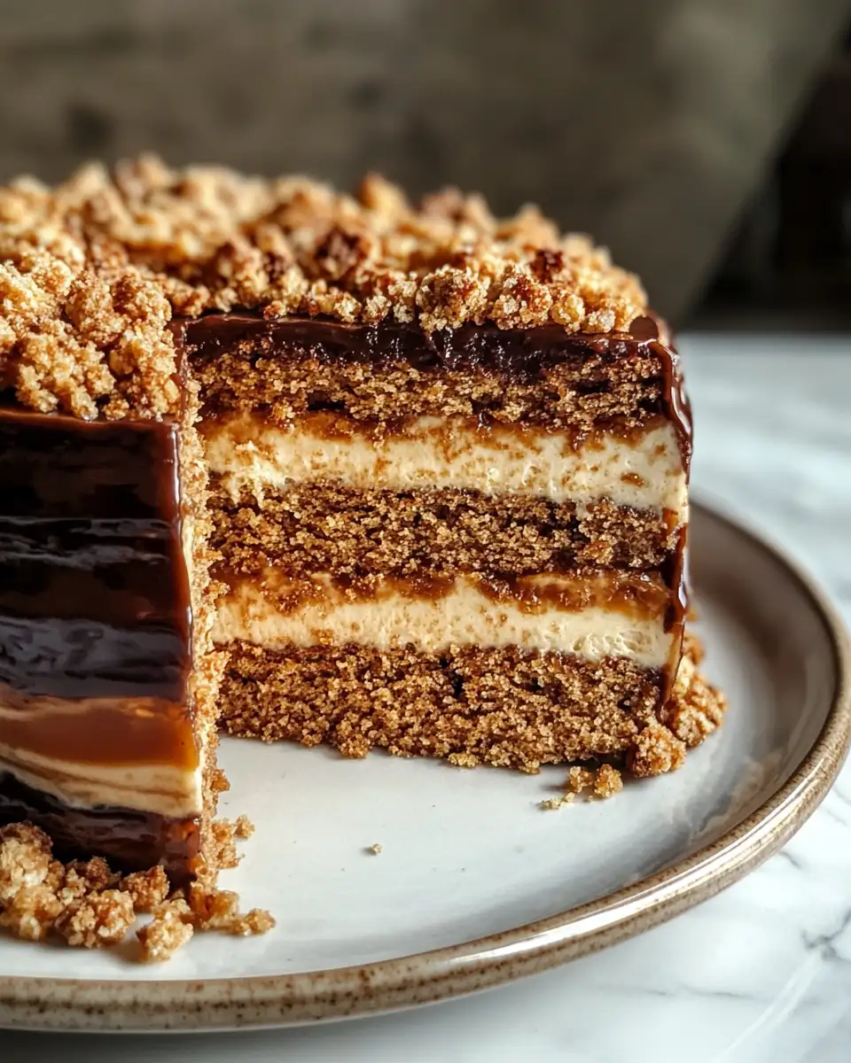 Indulge in the Ultimate Caramel Toffee Crunch Cake Experience 7 Final dish - Indulge in the Ultimate Caramel Toffee Crunch Cake Experience