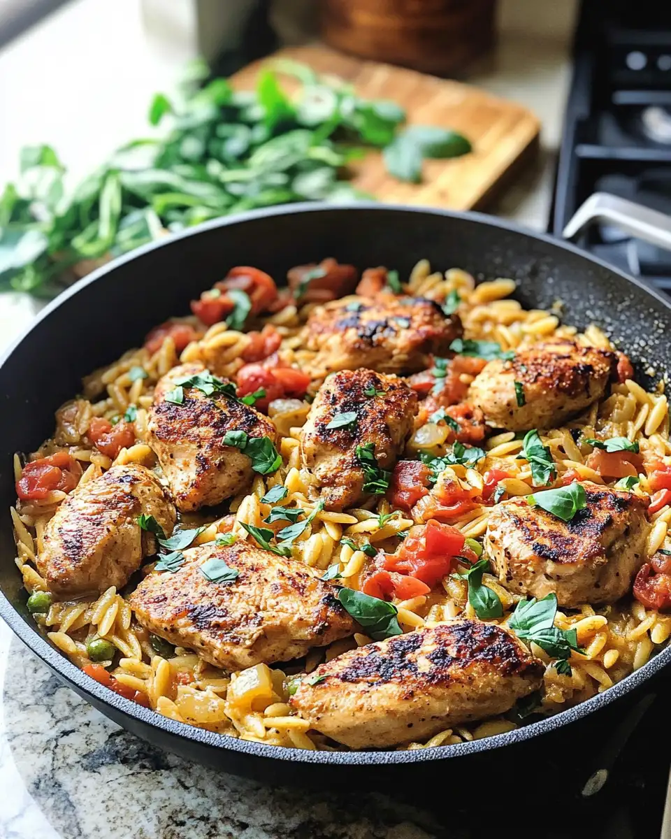 Wholesome Delights: Quick & Easy One-Pot Chicken Orzo Recipe - Featured Image