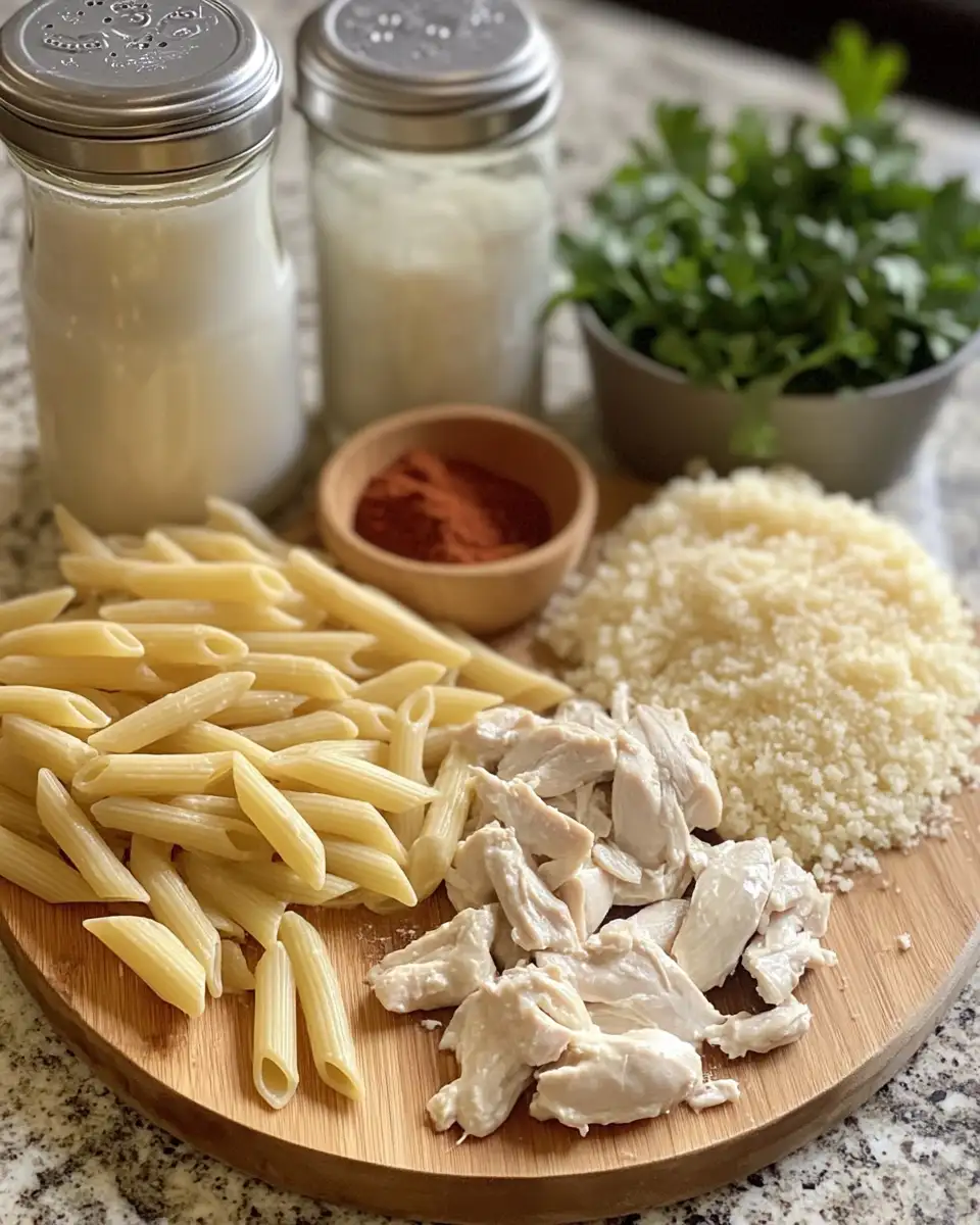 One-Pot Wonder: Irresistible Chicken Pasta Bake Magic 5 Ingredients for One-Pot Wonder: Irresistible Chicken Pasta Bake Magic