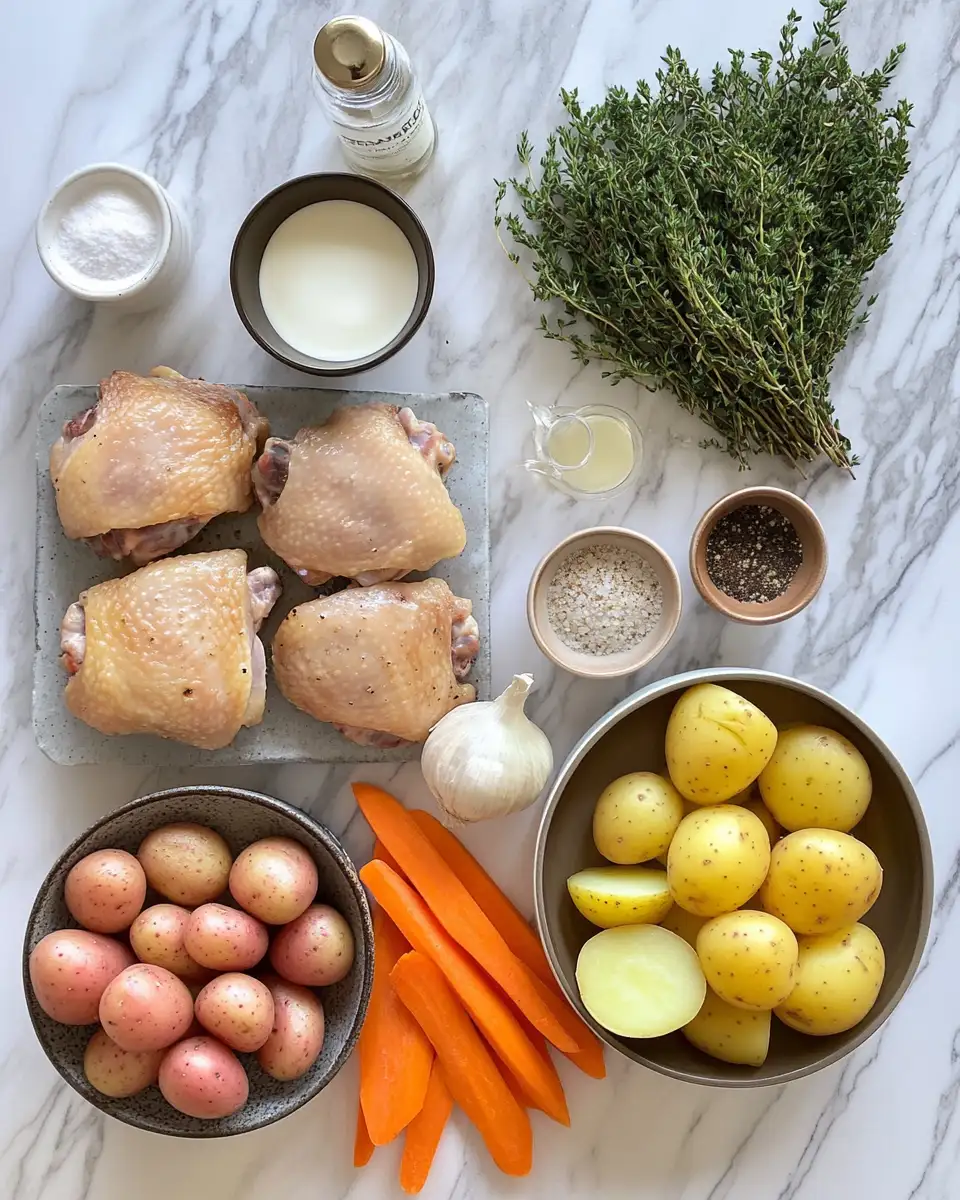 One Pot Wonders: Irresistible Chicken Thigh Recipes for Every Craving 5 Ingredients for One Pot Wonders: Irresistible Chicken Thigh Recipes for Every Craving