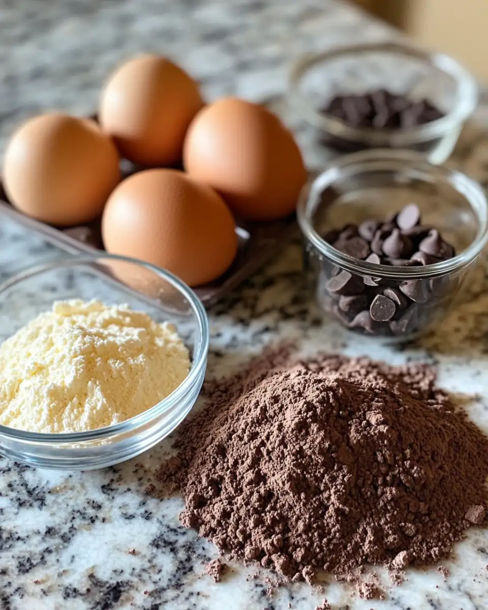 Ingredients for Decadent Delight: Transform Your Dessert Table with a Chocolate Brownie Cake