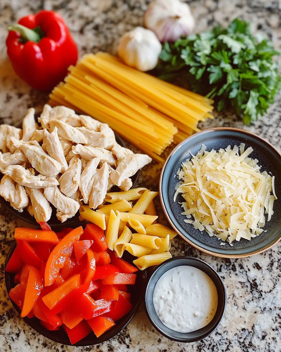 Irresistible Creamy One Pot Cajun Chicken Pasta Delight 5 Ingredients for Irresistible Creamy One Pot Cajun Chicken Pasta Delight