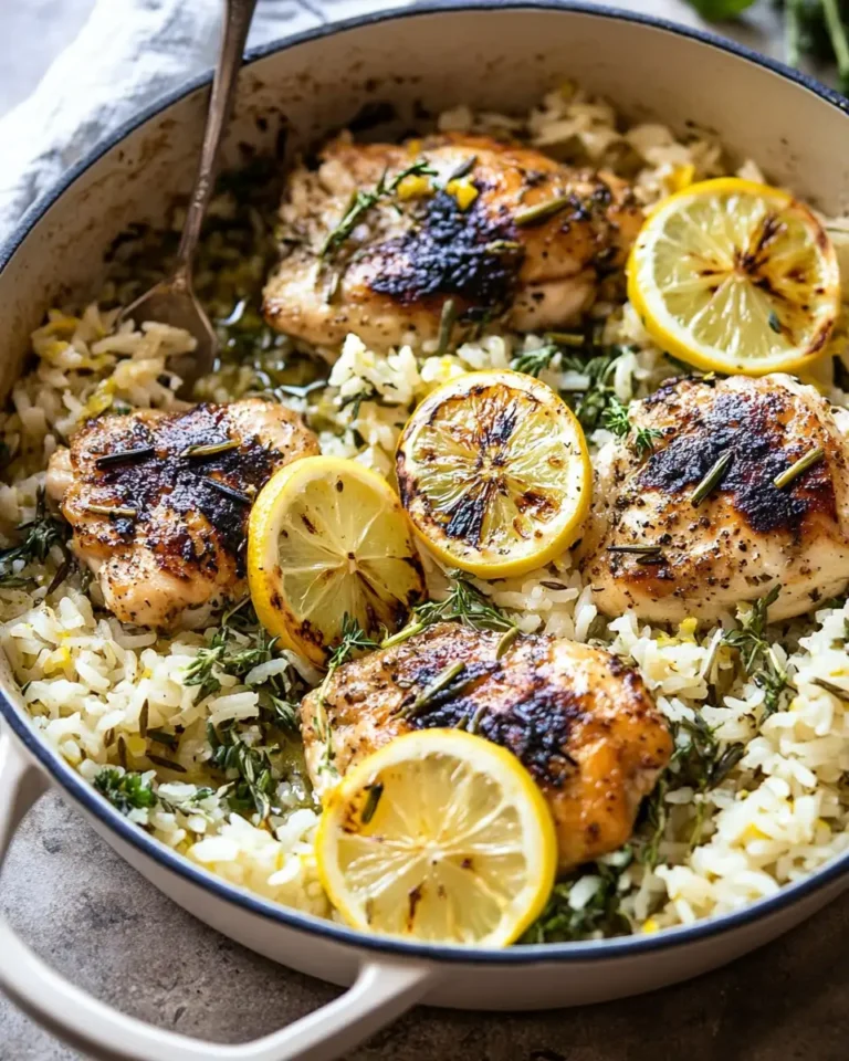 One-Pot Wonder: Greek Chicken and Lemon Rice Bliss - Featured Image