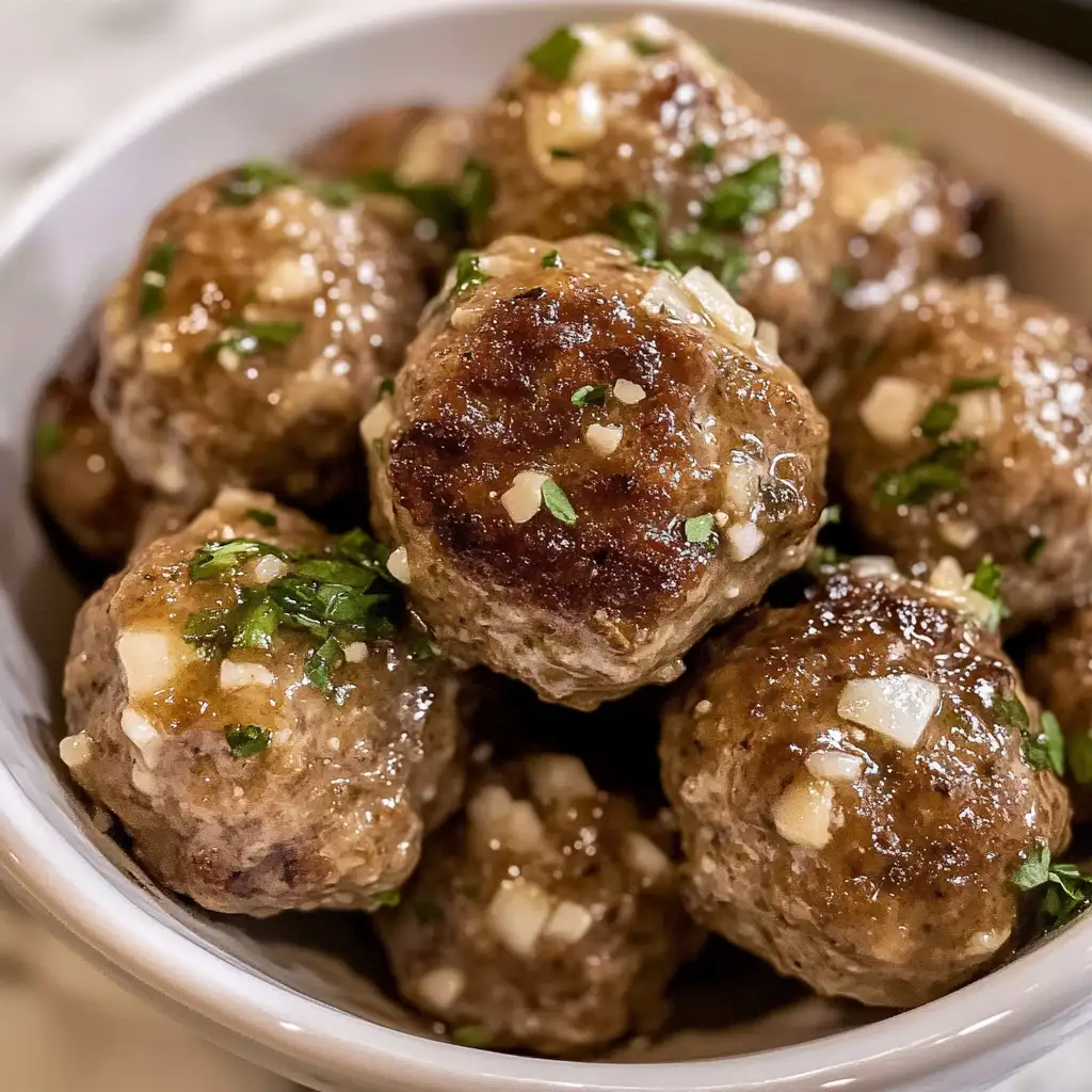 Savor the Flavor: Irresistible Keto Garlic Butter Meatballs - Featured Image