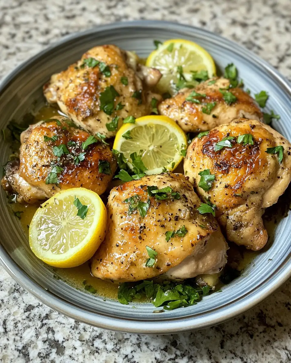 Final dish - Zesty Lemon Chicken Delight: A One-Pot Recipe for Effortless Flavor