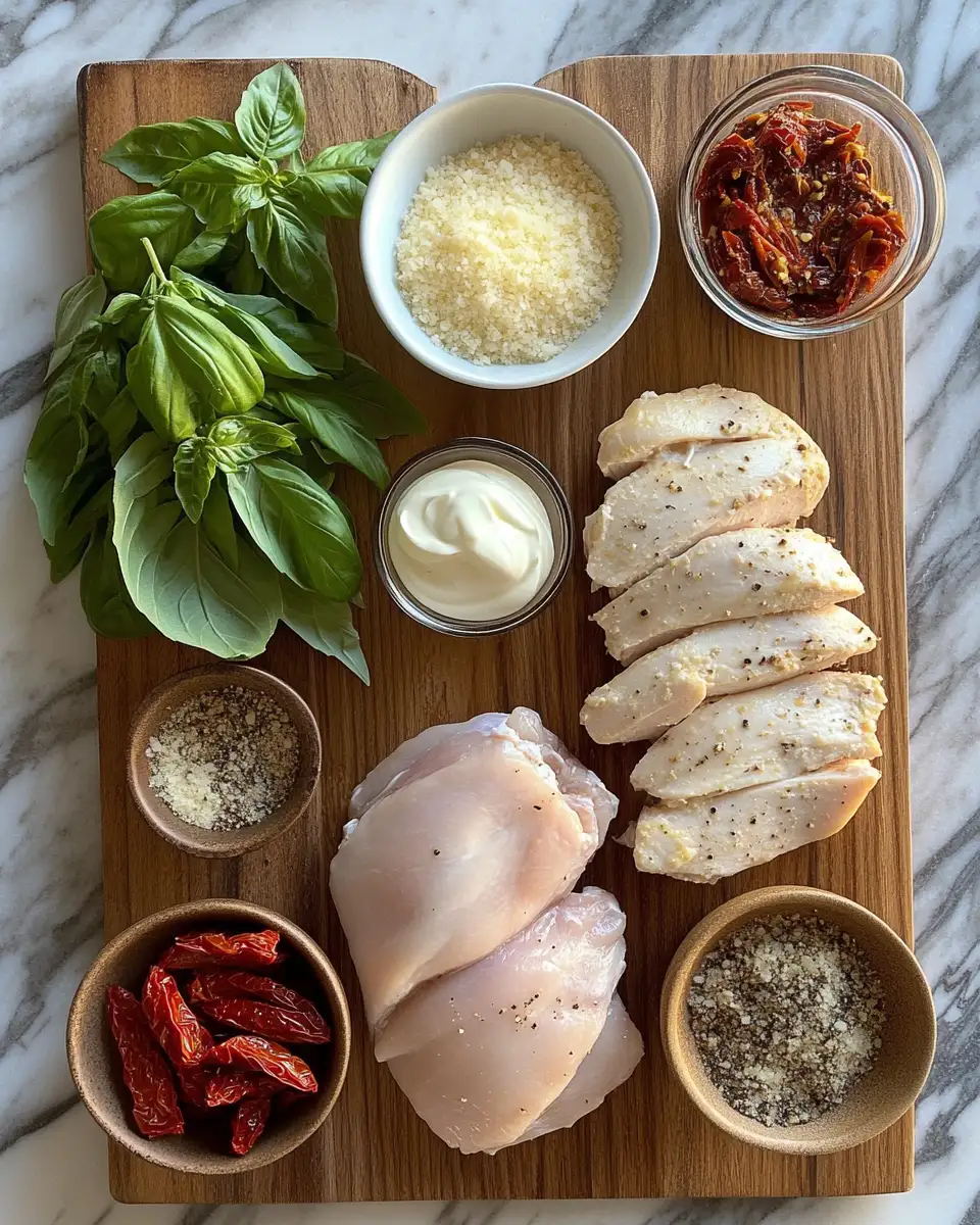 Ingredients for Marry Me Chicken One Pot: The Dish That'll Steal Your Heart