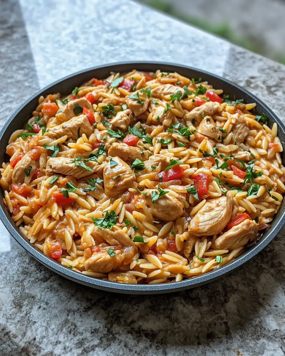Marry Me Chicken Orzo One Pot: A Love Story in a Dish 7 Final dish - Marry Me Chicken Orzo One Pot: A Love Story in a Dish