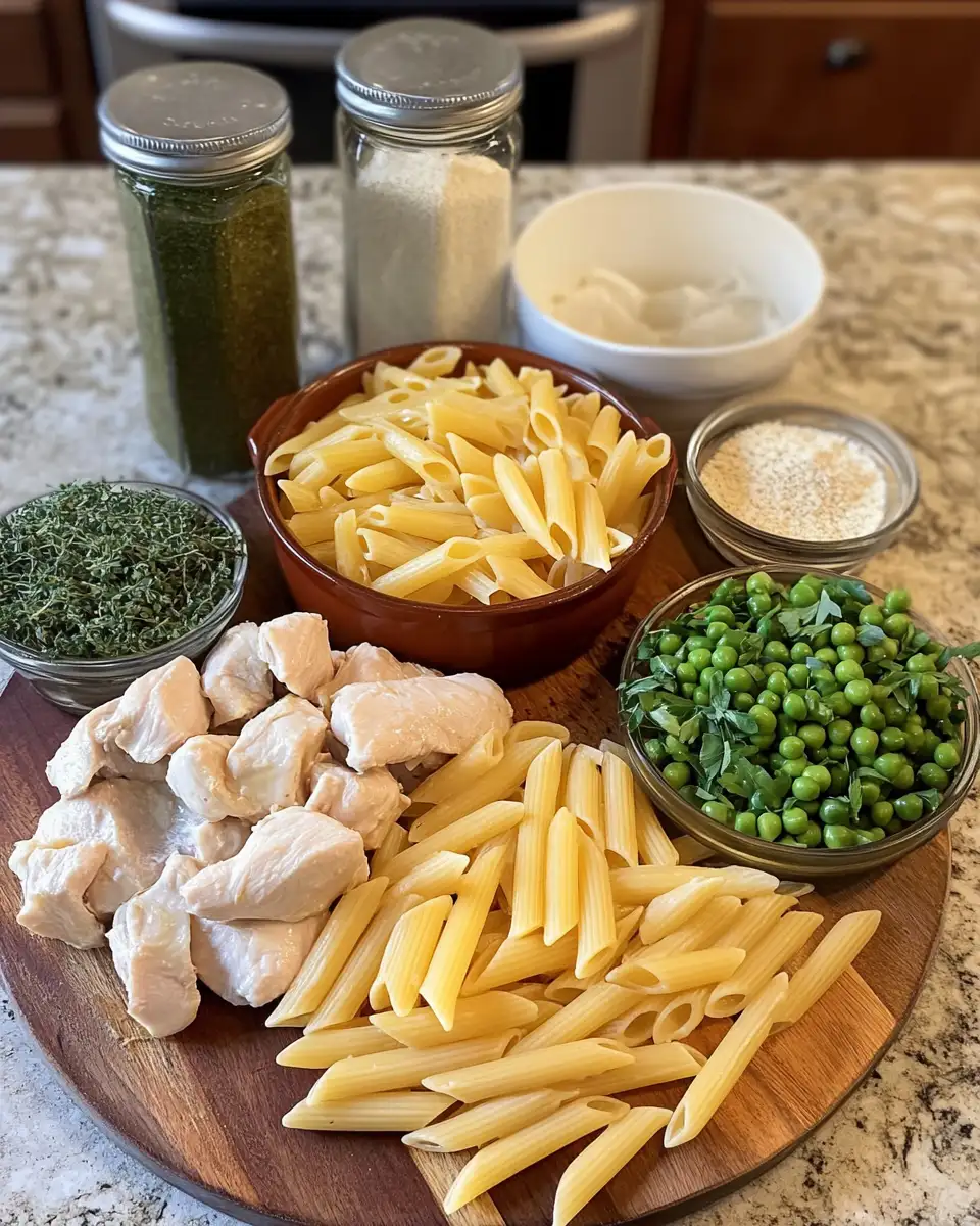 Ingredients for Simplify Dinner with This Delicious One Pot Chicken and Pasta Recipe
