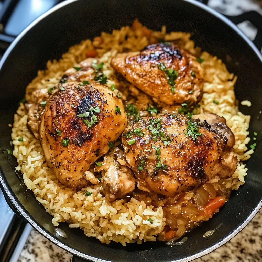 Savor the Simplicity: One Pot Chicken and Rice Delight - Featured Image