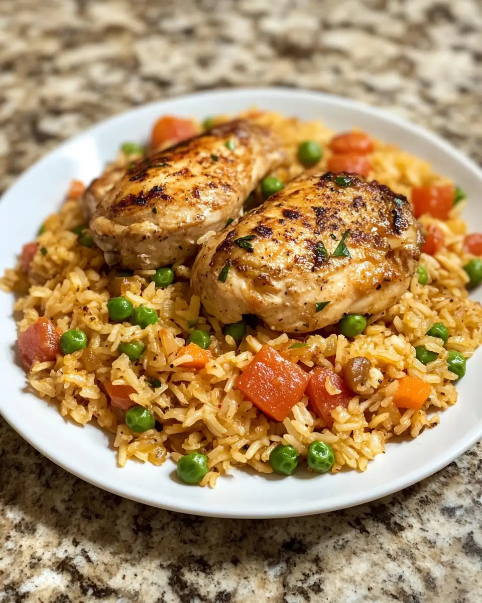 Final dish - Savor the Simplicity: One Pot Chicken and Rice Delight
