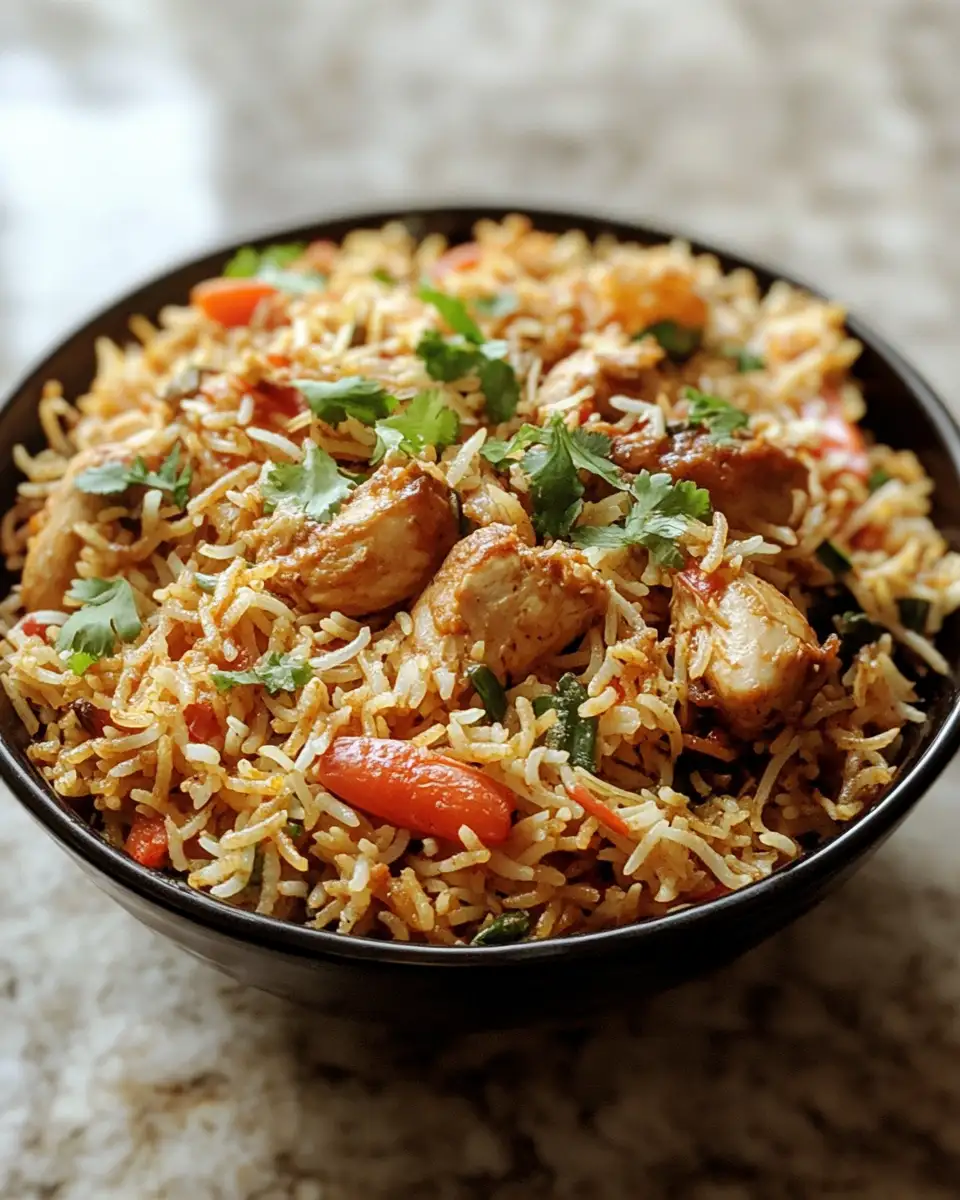 Effortless Flavor Explosion: One Pot Chicken Biryani Recipe 7 Final dish - Effortless Flavor Explosion: One Pot Chicken Biryani Recipe
