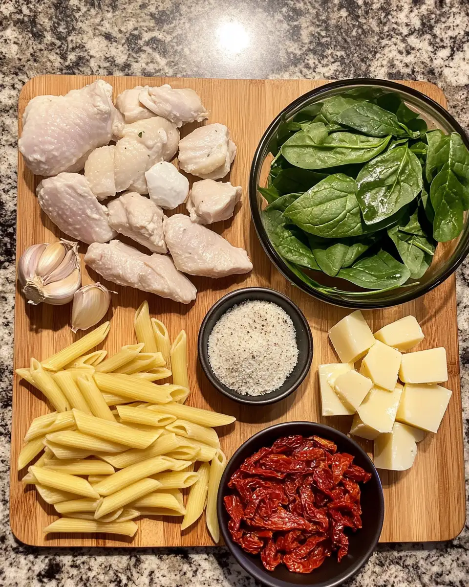 Ingredients for One Pot Wonders: Irresistible Chicken Pasta Dishes for Easy Weeknight Dinners