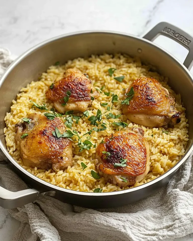 Savor the Simplicity: One Pot Chicken Thigh and Rice Magic - Featured Image