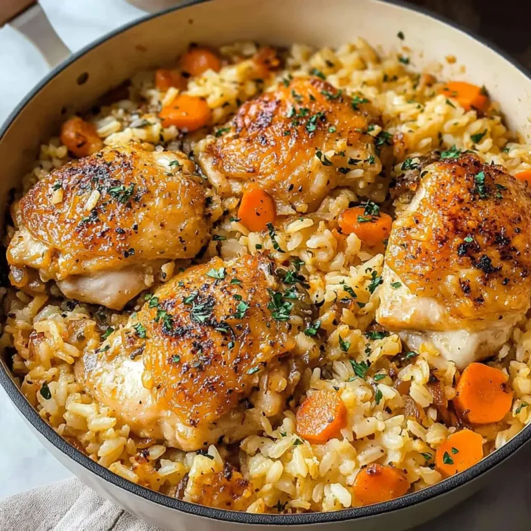 Savor the Simplicity: One Pot Chicken Thighs and Rice Delight - Featured Image