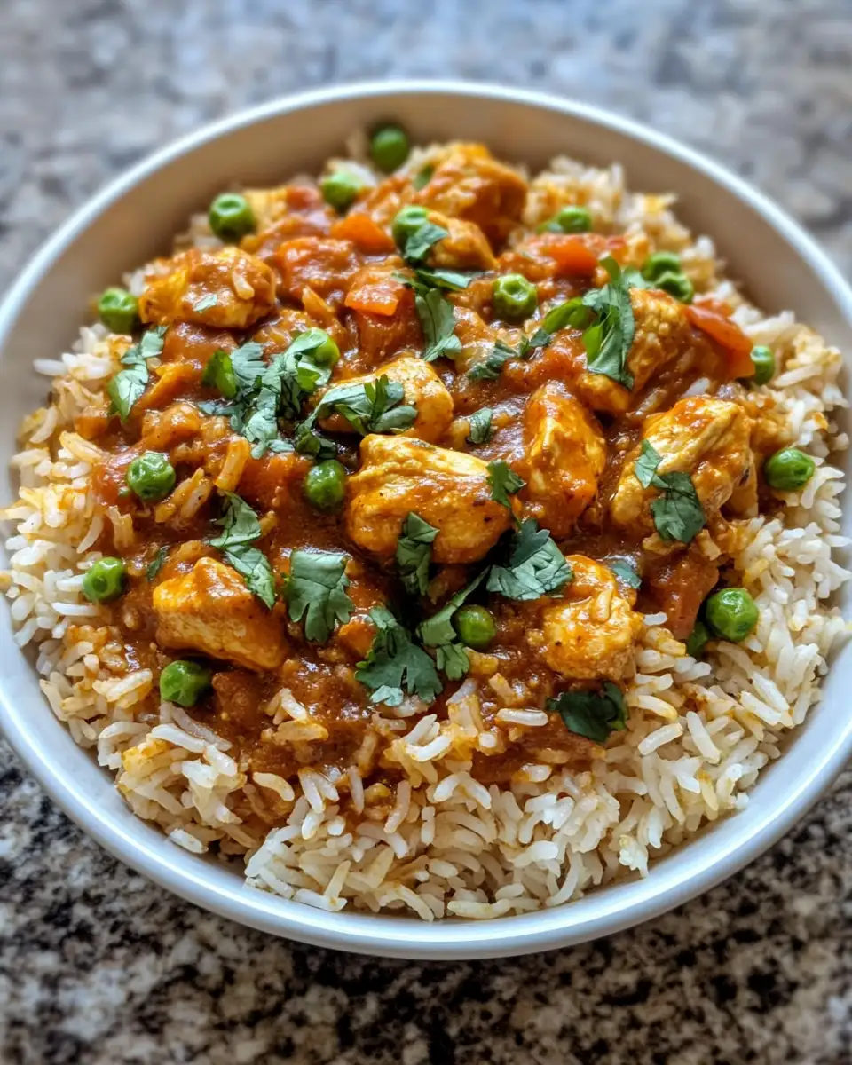 Effortless Flavor: One Pot Chicken Tikka Masala Rice for Busy Weeknights 7 Final dish - Effortless Flavor: One Pot Chicken Tikka Masala Rice for Busy Weeknights