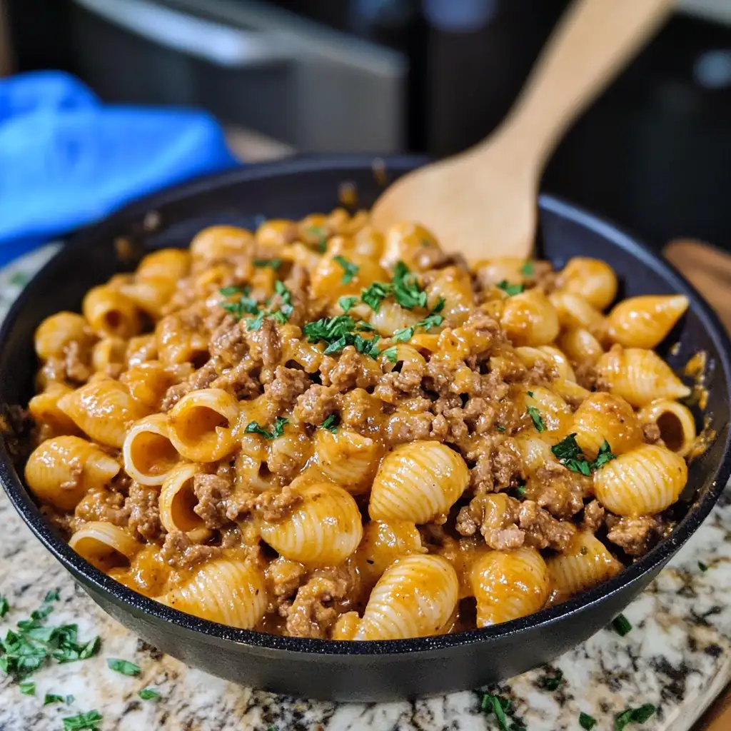 Ultimate Comfort: One Pot Creamy Beef and Shells Delight 4 Ultimate Comfort: One Pot Creamy Beef and Shells Delight - Featured Image