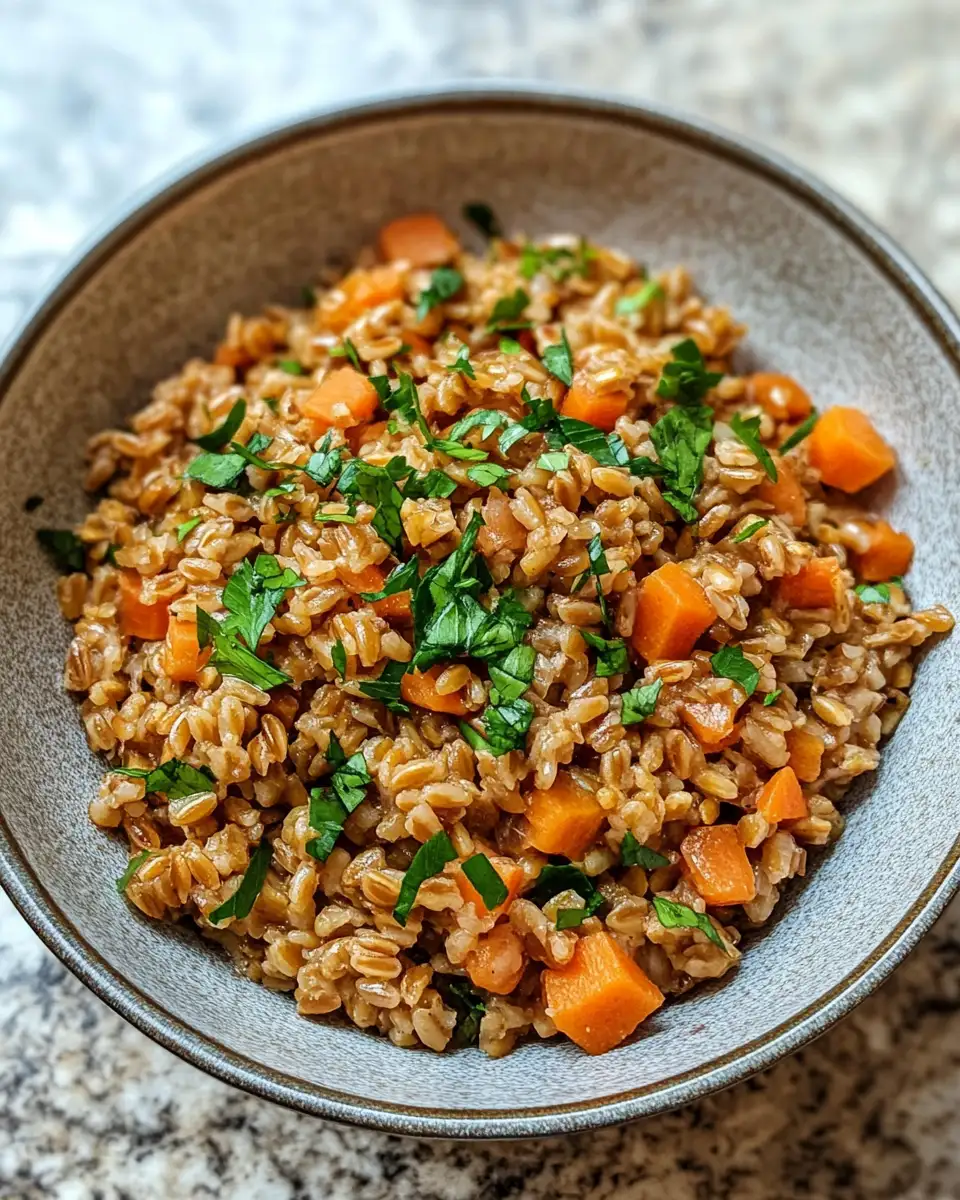 Effortless Flavor: One Pot Farro Magic from Smitten Kitchen 7 Final dish - Effortless Flavor: One Pot Farro Magic from Smitten Kitchen