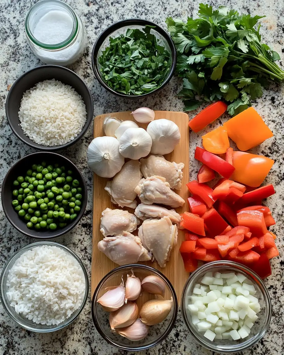 One Pot Rice Chicken: A Flavorful Feast in a Single Dish 5 Ingredients for One Pot Rice Chicken: A Flavorful Feast in a Single Dish