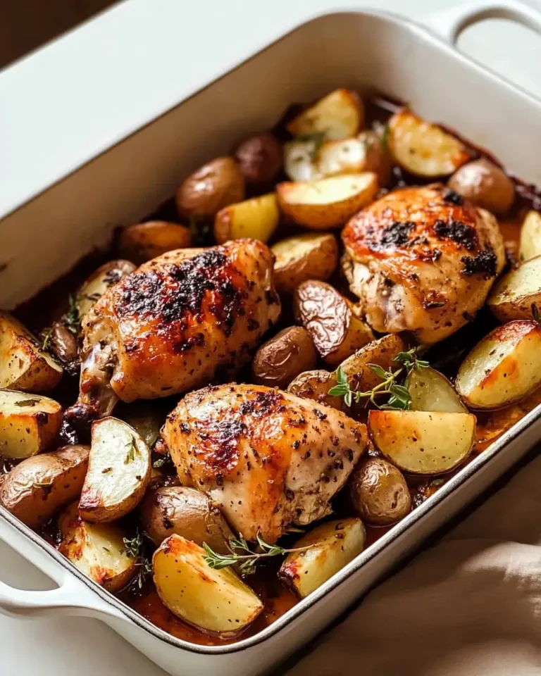 One Pot Wonder: Roasted Chicken and Potatoes for Effortless Flavor - Featured Image