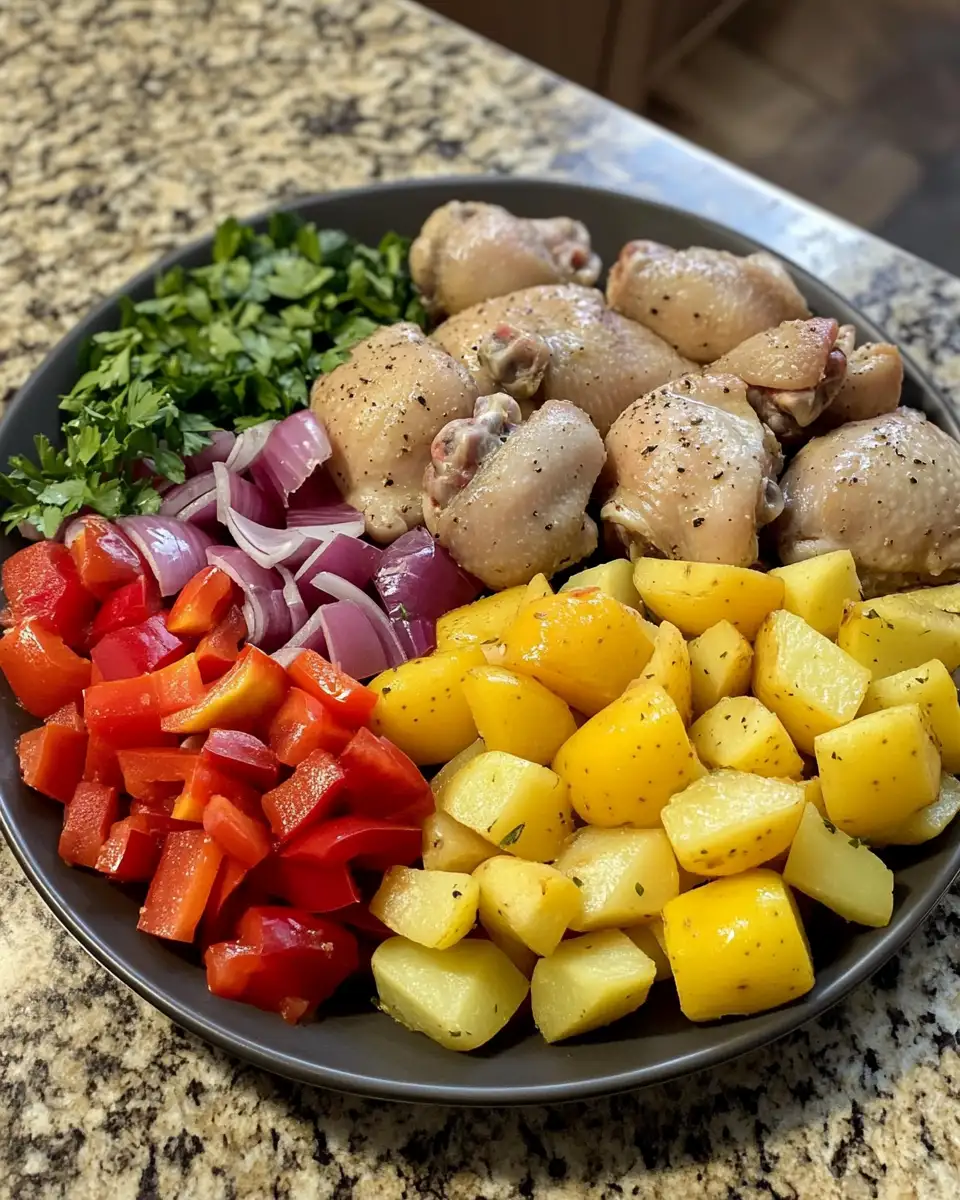 One-Pot Roman Chicken Cacciatore with Potatoes: A Rustic Italian Delight 5 Ingredients for One-Pot Roman Chicken Cacciatore with Potatoes: A Rustic Italian Delight