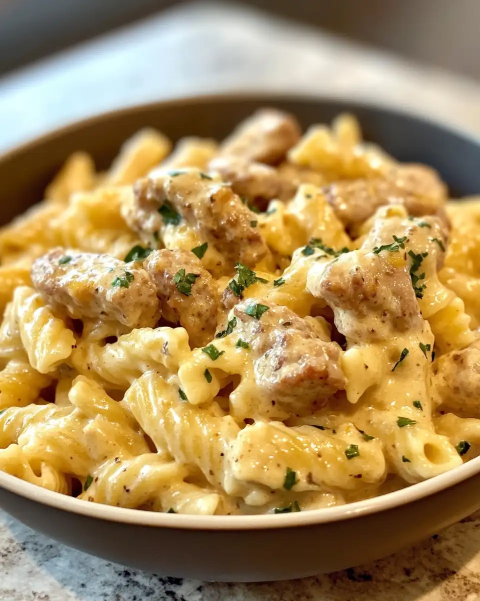 Unleash Flavor with One Pot Smoky Cheddar Ranch Chicken and Sausage Pasta 7 Final dish - Unleash Flavor with One Pot Smoky Cheddar Ranch Chicken and Sausage Pasta