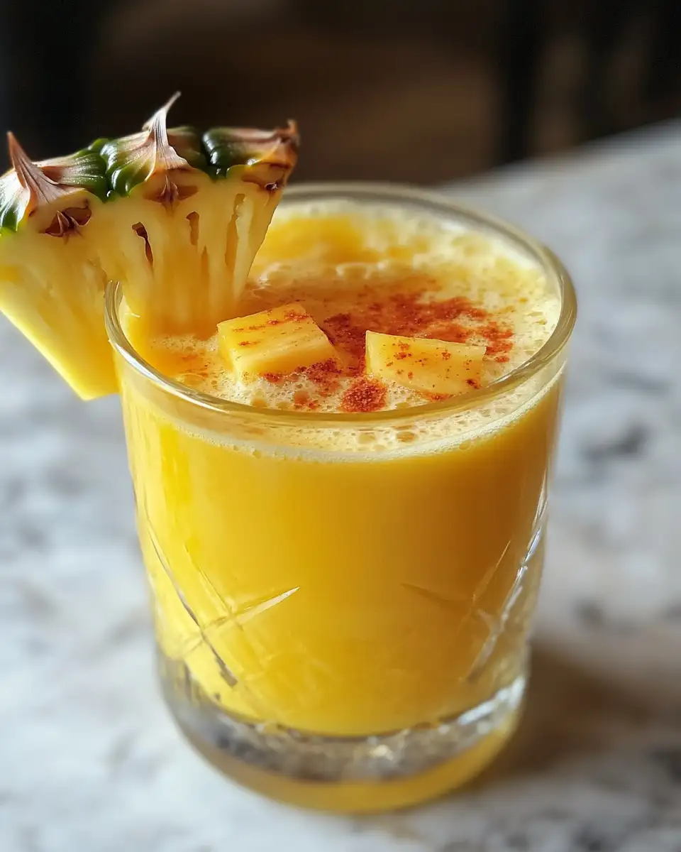 Sipping Sunshine: Refreshing Non-Alcoholic Pineapple Juice Creations 7 Final dish - Sipping Sunshine: Refreshing Non-Alcoholic Pineapple Juice Creations