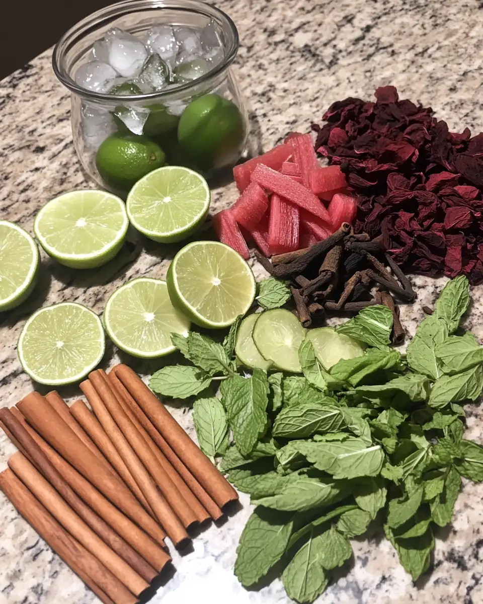 Ingredients for Refreshing Mexican Delights Discover Popular Non-Alcoholic Drinks