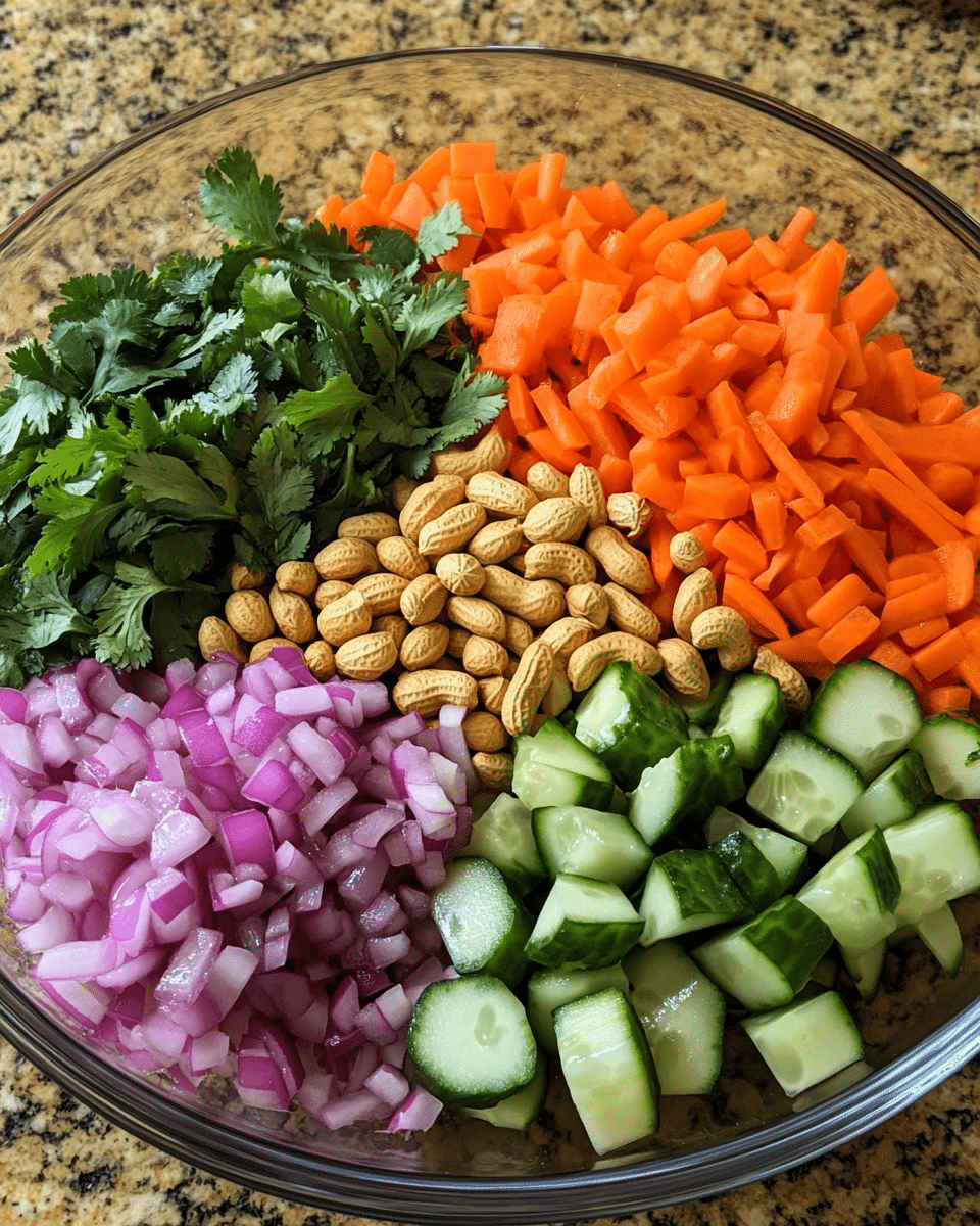 Ingredients for Crisp and Refreshing: The Ultimate Cucumber and Carrot Salad Recipe