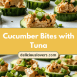 Refreshing Cucumber Bites with Savory Tuna Delight