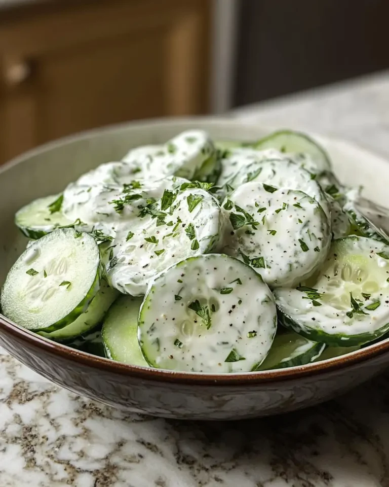 Dad's Creamy Cucumber Salad: A Refreshing Family Favorite - Featured Image