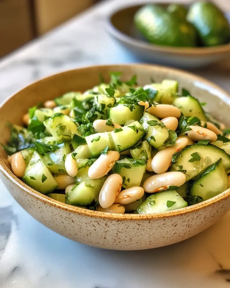 Refreshing Summer Delight: Dilly White Bean Cucumber Salad - Featured Image