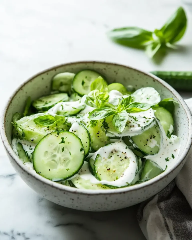 Chill Out with This Easy Creamy Cucumber Salad Delight 2 Chill Out with This Easy Creamy Cucumber Salad Delight - Featured Image