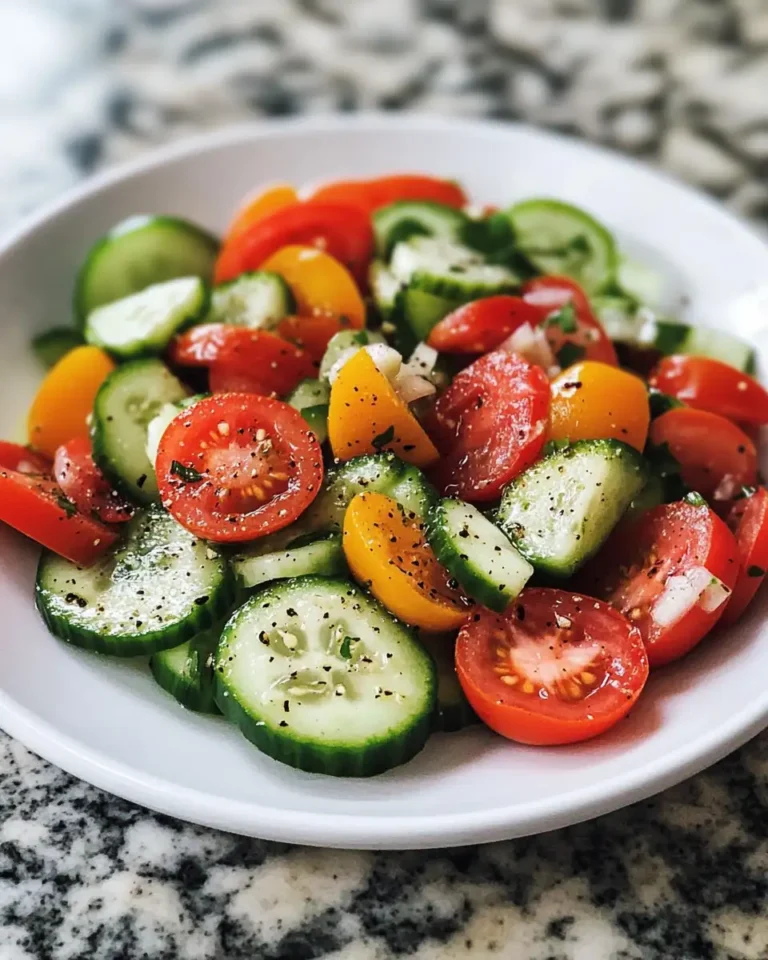 Zesty Delight: Irresistible Marinated Cucumber-And-Tomato Salad 4 Zesty Delight: Irresistible Marinated Cucumber-And-Tomato Salad - Featured Image