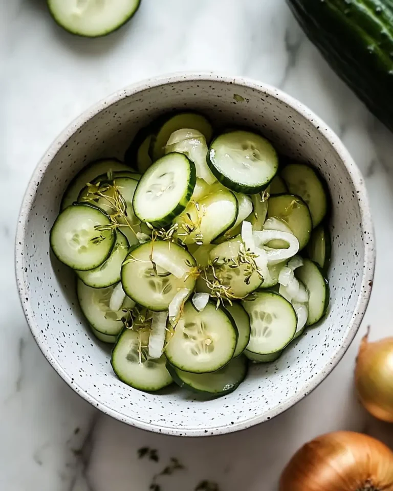 Refreshing Nostalgia: Old Fashioned Cucumbers and Onions Delight - Featured Image