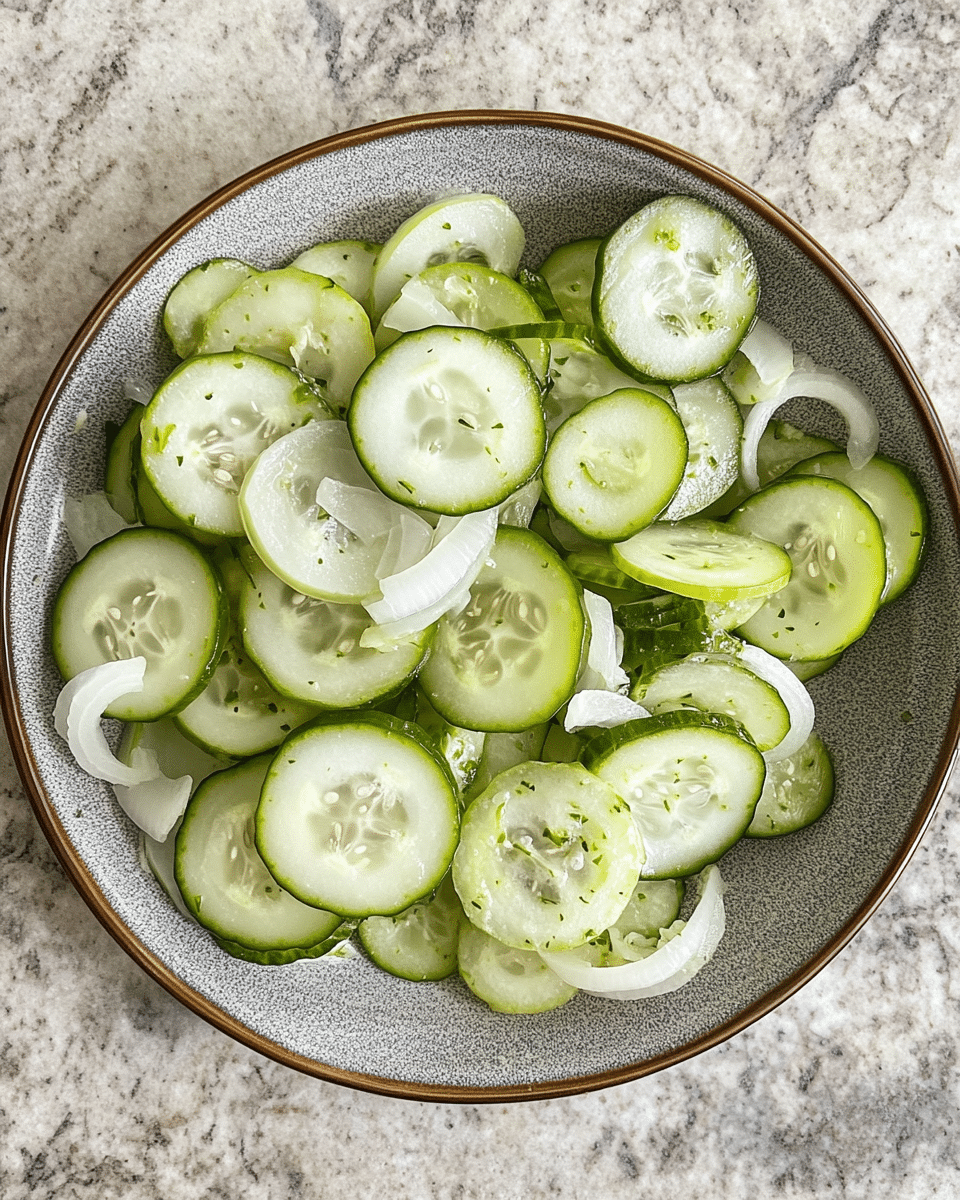 Final dish - Refreshing Nostalgia: Old Fashioned Cucumbers and Onions Delight
