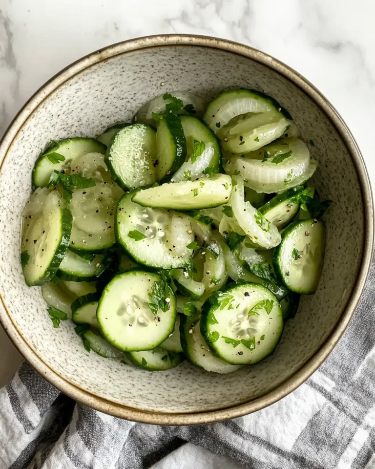 Timeless Tang: Old Fashioned Cucumbers & Onions in Vinegar Dressing 1 Timeless Tang: Old Fashioned Cucumbers & Onions in Vinegar Dressing - Featured Image
