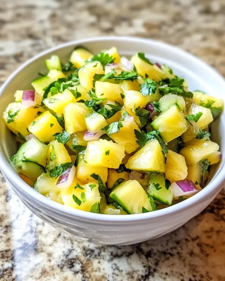 Tropical Twist Delight Pineapple Cucumber Salsa Sensation - Featured Image
