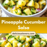 Tropical Twist Delight Pineapple Cucumber Salsa Sensation