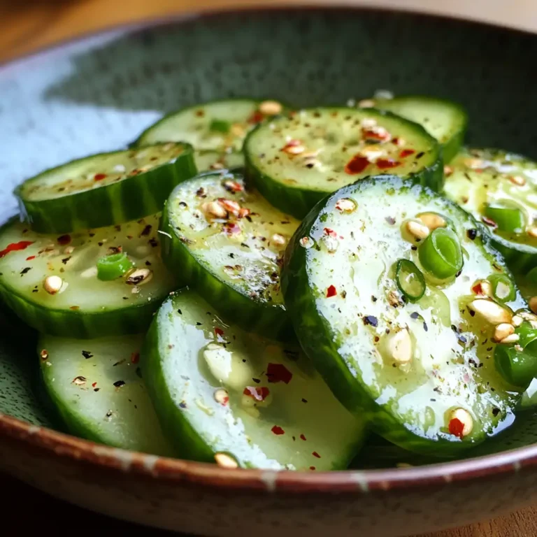 Refreshing Delight Quick and Easy Cucumber Vinegar Salad - Featured Image