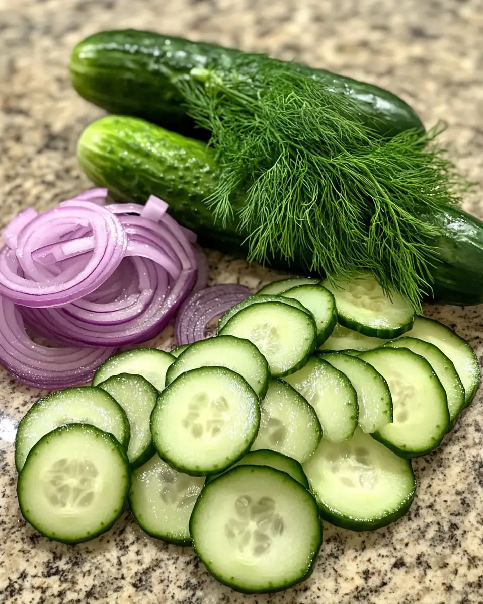 Ingredients for Unveiling the Secret to the Ridiculously Good Cucumber Salad