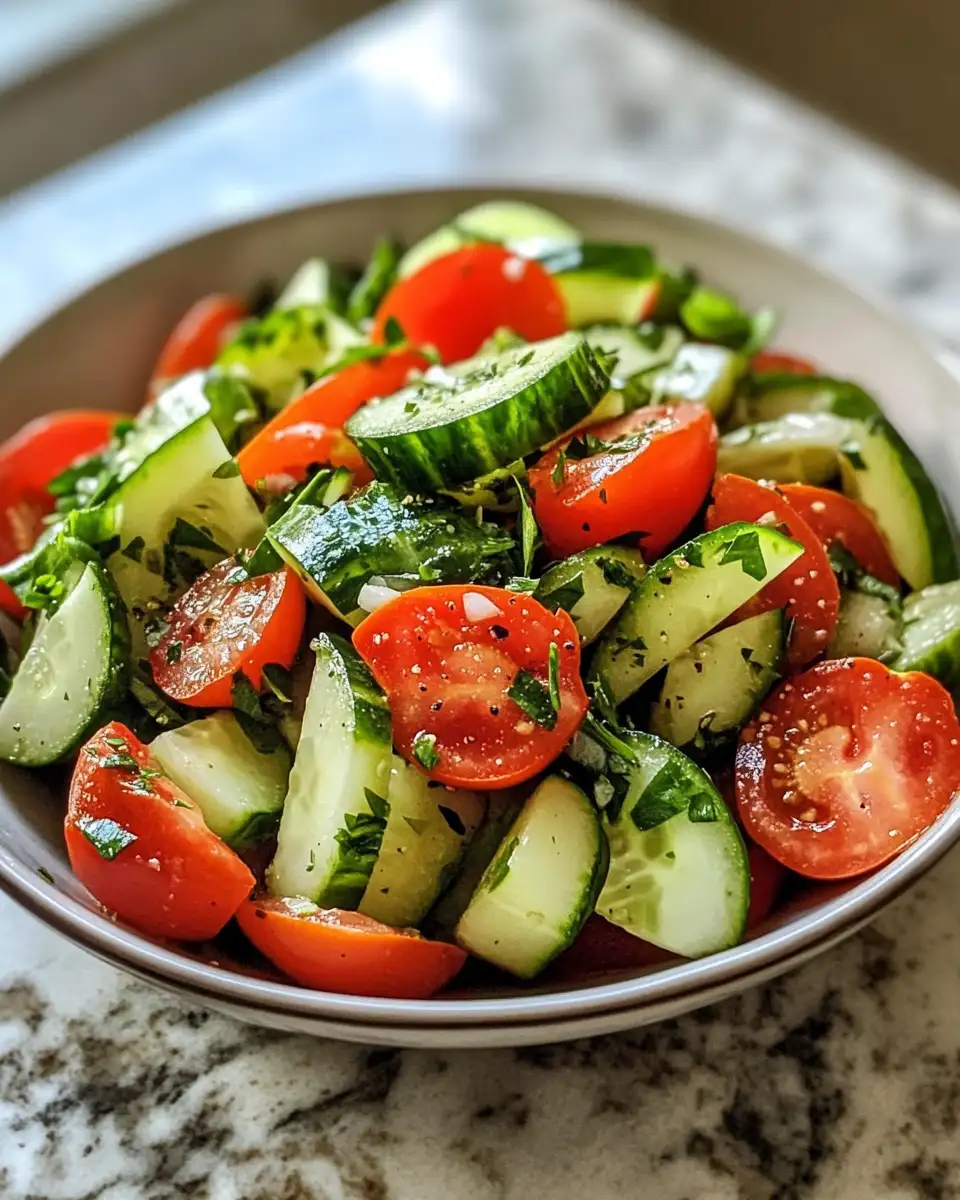 Fresh & Flavorful: The Ultimate Tomato Cucumber Onion Salad Recipe - Featured Image