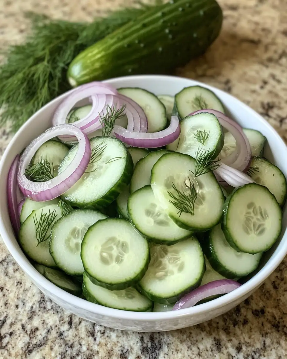 Ingredients for Timeless Tastes: Discover a Vintage Recipe for Cucumber Salad