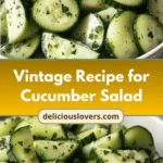 Timeless Tastes: Discover a Vintage Recipe for Cucumber Salad