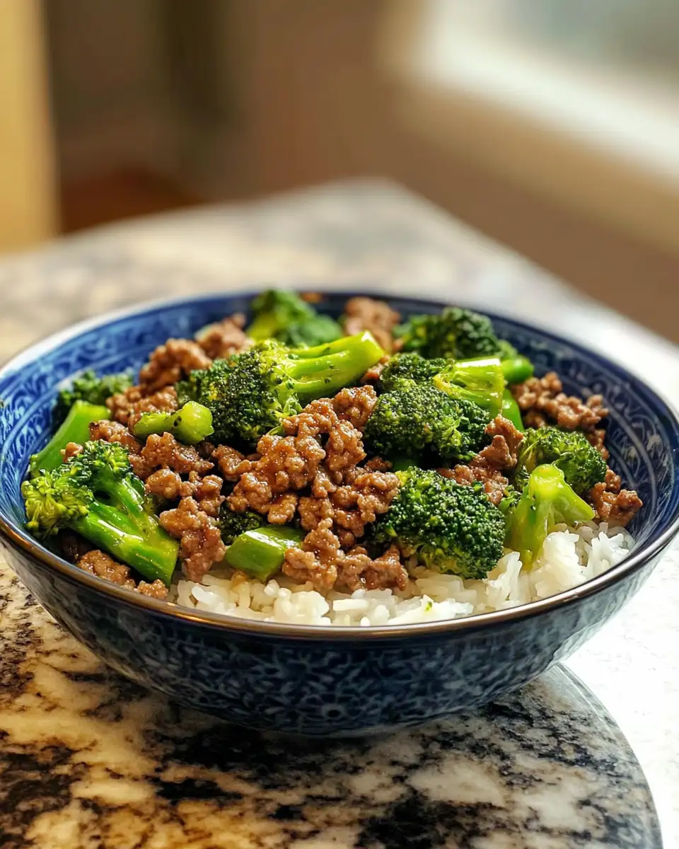 Quick & Delicious Ground Beef and Broccoli Stir-Fry Recipe 7 Final dish - Quick & Delicious Ground Beef and Broccoli Stir-Fry Recipe