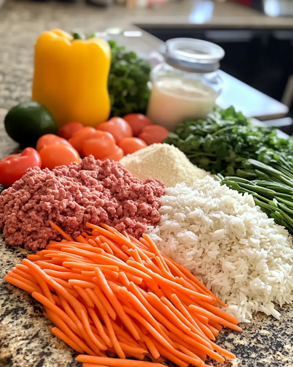 Savor the Simplicity: Delicious Ground Beef and Rice Recipes for Every Craving 5 Ingredients for Savor the Simplicity: Delicious Ground Beef and Rice Recipes for Every Craving