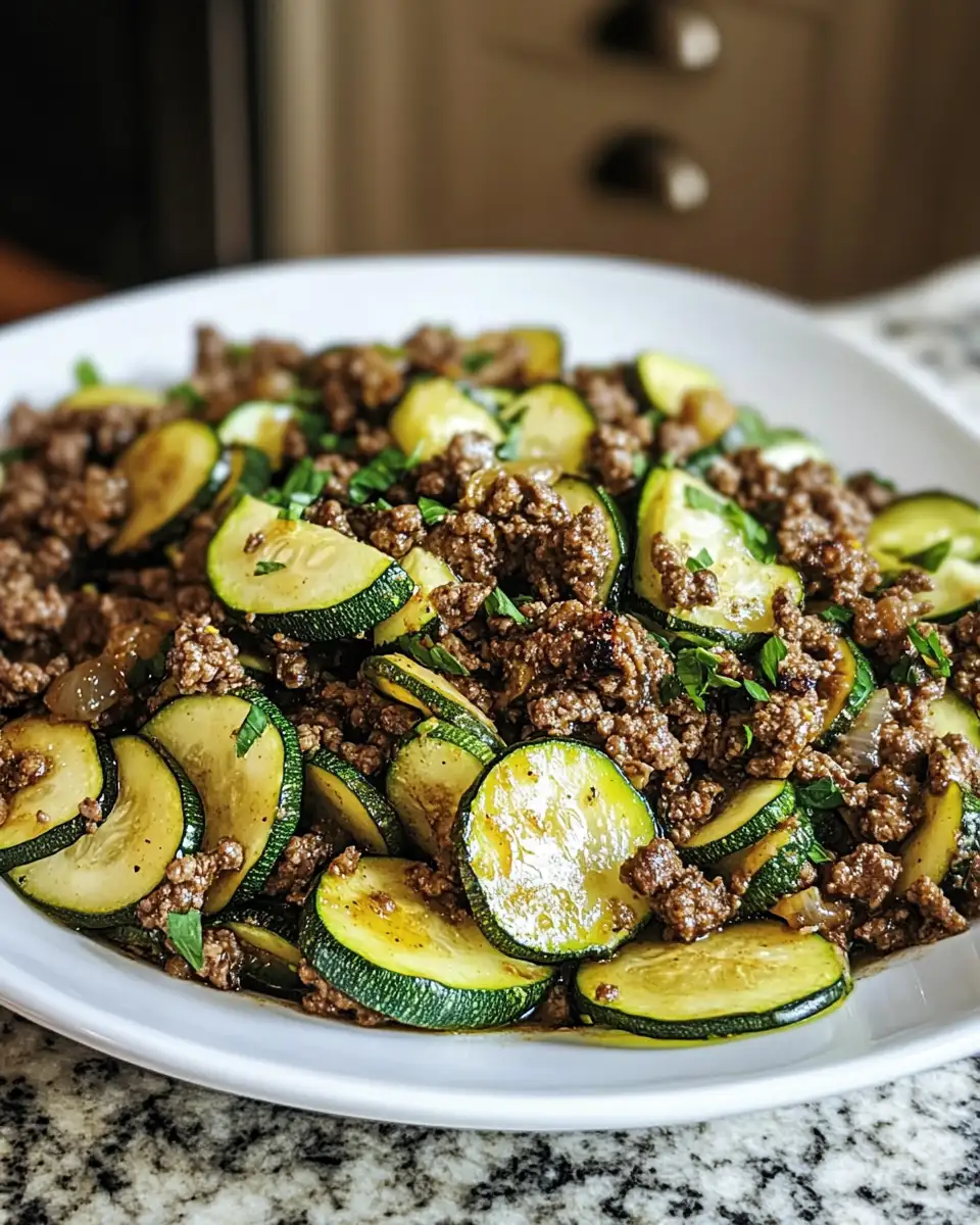 Sizzling Sensations: Ground Beef and Zucchini Recipes to Spice Up Your Dinner Routine 7 Final dish - Sizzling Sensations: Ground Beef and Zucchini Recipes to Spice Up Your Dinner Routine