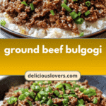 Ground Beef Bulgogi Bliss