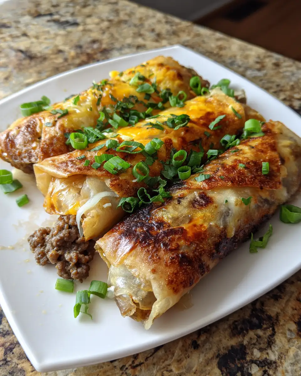 Sizzling Ground Beef Egg Rolls: A Flavorful Twist on a Classic Delight 7 Final dish - Sizzling Ground Beef Egg Rolls: A Flavorful Twist on a Classic Delight