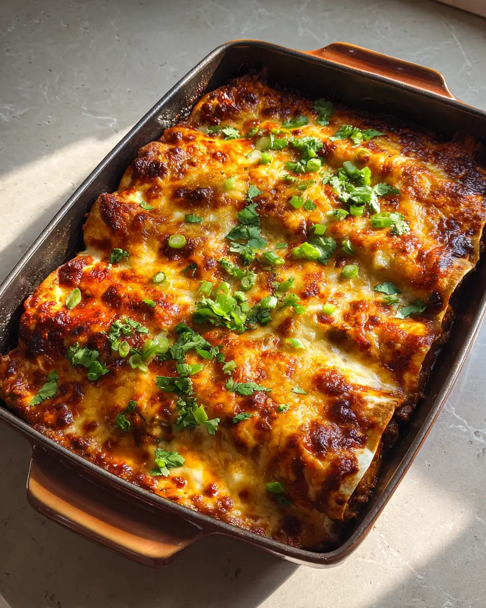 Sizzling Ground Beef Enchiladas: Your New Weeknight Favorite 7 Final dish - Sizzling Ground Beef Enchiladas: Your New Weeknight Favorite