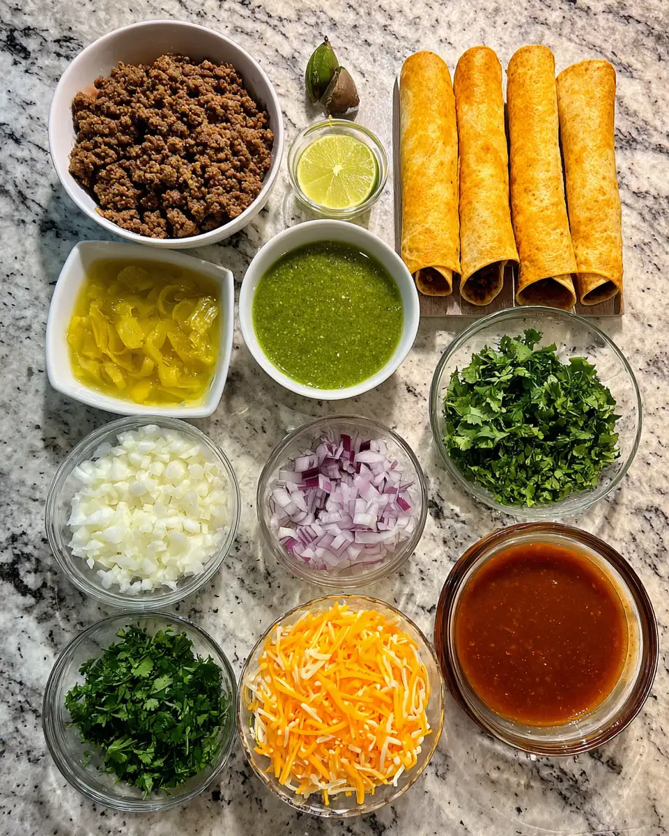 Savor the Flavor: Ground Beef Enchiladas with Green Sauce Delight 5 Ingredients for Savor the Flavor: Ground Beef Enchiladas with Green Sauce Delight